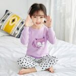 2 pièces surpyjama à manches longues pour enfants à motif panda_12