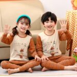 2 pièces surpyjama à manches longues pour enfants à motif panda_15