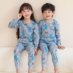 2 pièces surpyjama à manches longues pour enfants à motif panda_19
