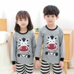 2 pièces surpyjama à manches longues pour enfants à motif panda_2