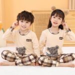 2 pièces surpyjama à manches longues pour enfants à motif panda_22