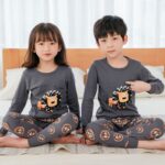 2 pièces surpyjama à manches longues pour enfants à motif panda_9
