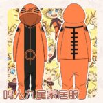 Ensemble de surpyjama à capuche du manga Naruto Hokage XXL