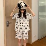 Ensemble de surpyjama chic pour adolescents style coréen Panda XXL