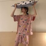 Ensemble de surpyjama chic pour adolescents style coréen Zoo S