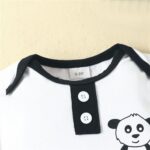 Ensemble de surpyjama d'hiver pour bébé avec impression en panda_7