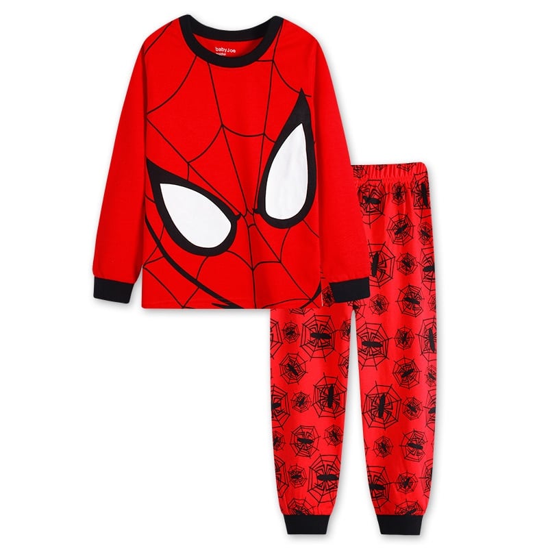 Ensemble de surpyjama pour garçon avec motif de super héros_12