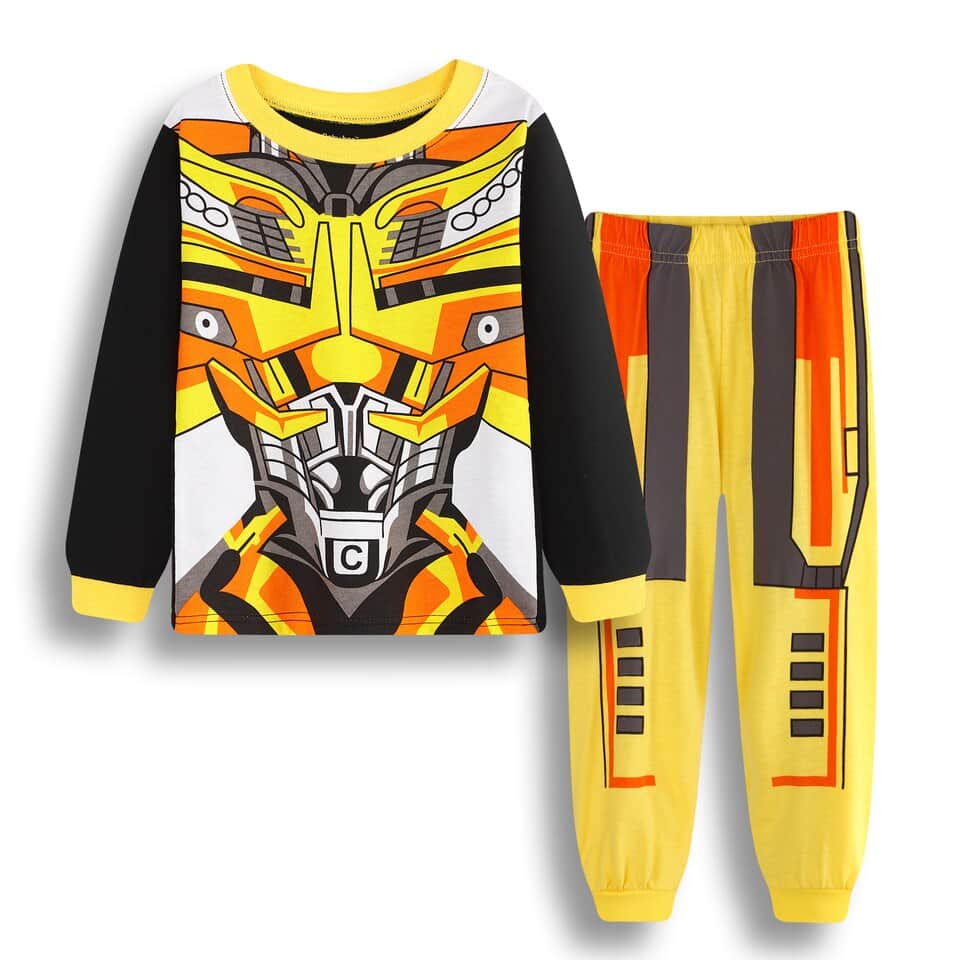 Ensemble de surpyjama pour garçon avec motif de super héros Robot 7 ans