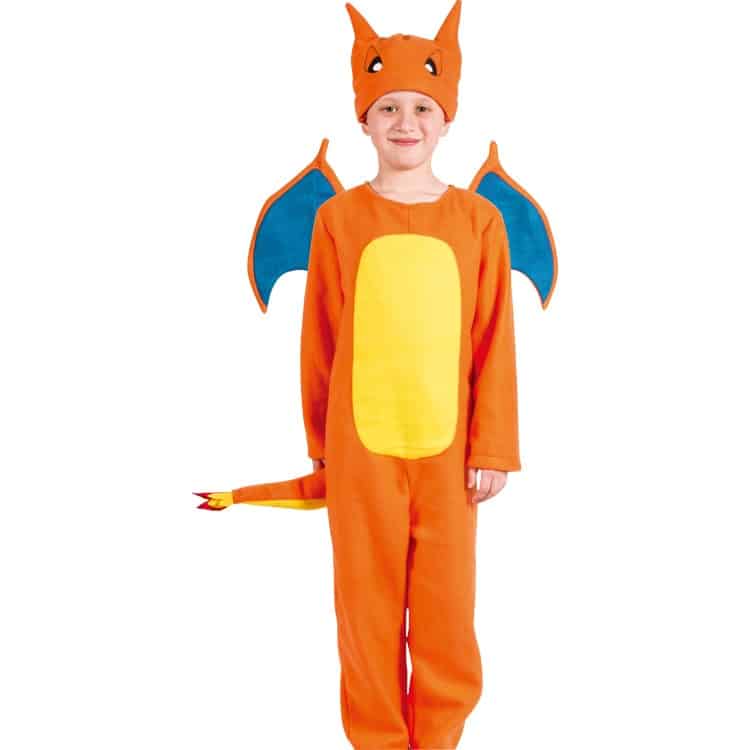 Surpyjama Pokémon sous forme de Dracaufeu en coton épais Dracaufeu L(130-140cm)