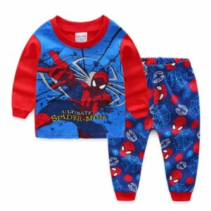 Surpyjama Spider-Man a col rond pour enfant style légère_1