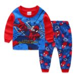 Surpyjama Spider-Man a col rond pour enfant style légère_16