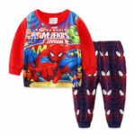 Surpyjama Spider-Man a col rond pour enfant style légère_19