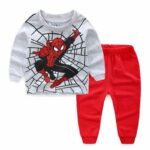 Surpyjama Spider-Man a col rond pour enfant style légère_22