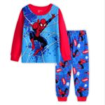 Surpyjama Spider-Man a col rond pour enfant style légère Bleu 24 mois
