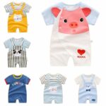 Surpyjama a rayure imprimé Panda pour enfant_1