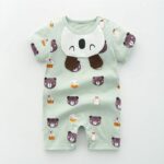 Surpyjama a rayure imprimé Panda pour enfant_24