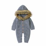 Surpyjama chaud à col rond en tricot pour bébé_7