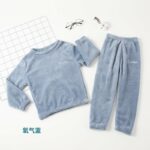 Surpyjama chaud d'hiver pour enfant 3 ans en flanelle polaire Bleue 3 ans