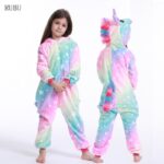 Surpyjama cosplay de licorne en polyester pour enfant_20