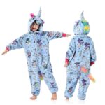 Surpyjama cosplay de licorne en polyester pour enfant_23