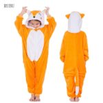 Surpyjama cosplay de licorne en polyester pour enfant_8