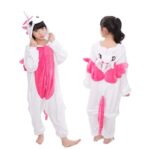 Surpyjama cosplay de licorne en polyester pour enfant_9