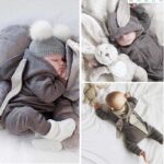 Surpyjama d'Halloween à oreilles de lapin pour bébé en coton_14