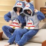 Surpyjama d'hiver motif Panda style coréen pour couple_9