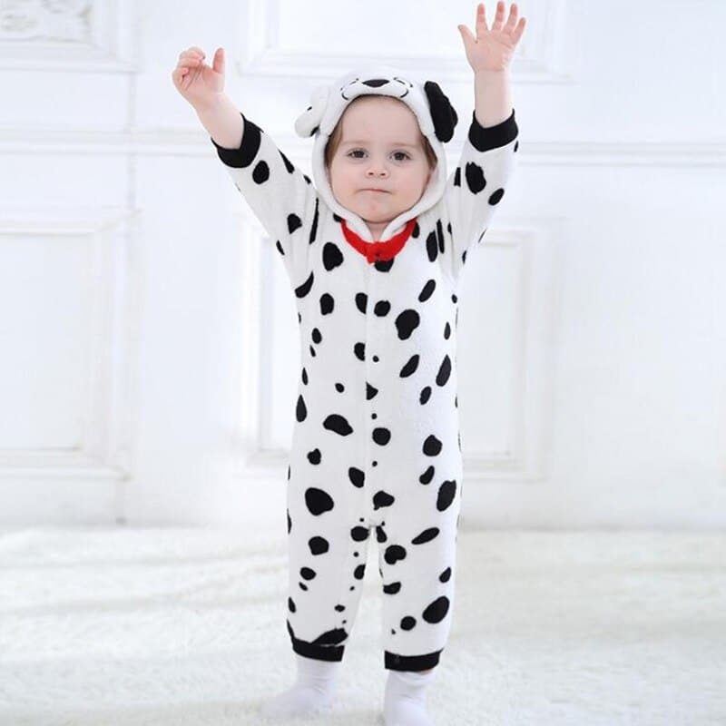 Surpyjama de loup et d'animaux pour enfant en coton_17