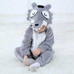 Surpyjama de loup et d'animaux pour enfant en coton Loup 6mois