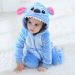 Surpyjama de loup et d'animaux pour enfant en coton Stich 6mois
