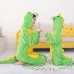 Surpyjama dinosaure à capuche en flanelle pour garçon_17