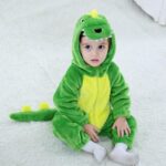 Surpyjama dinosaure en flanelle confortable pour bébé_5