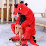 Surpyjama dinosaure pour enfant en acrylique avec capuche_22