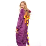 Surpyjama dragon à manches longues pour femme en polyester_2