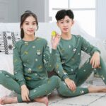 Surpyjama en coton à rayures pour adolescents_15