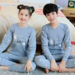 Surpyjama en coton à rayures pour adolescents_20