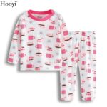 Surpyjama en coton pour bébé fille design simple_13