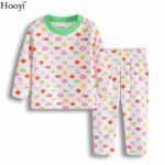 Surpyjama en coton pour bébé fille design simple_2