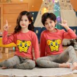 Surpyjama en coton pour enfant 3 ans à col rond_10
