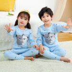 Surpyjama en coton pour enfant 3 ans à col rond_17
