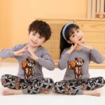 Surpyjama en coton pour enfant 3 ans à col rond_23