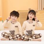 Surpyjama en coton pour enfant 3 ans à col rond_25