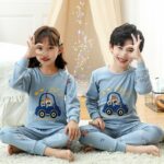 Surpyjama en coton pour enfant 3 ans à col rond_27