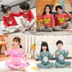 Surpyjama en coton pour enfant 3 ans à col rond_33