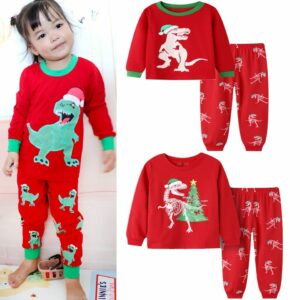 Surpyjama en coton pour enfant à motif dinosaure_1