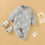 Surpyjama en coton tricoté pour bébé à motif lapin_7