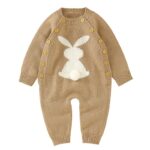 Surpyjama en coton tricoté pour bébé avec motif lapin_6