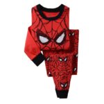 Surpyjama imprime Spider-Man en drap fin pour enfant Rouge 7 ans