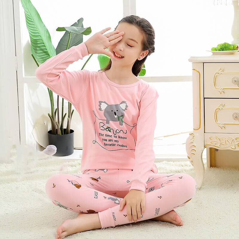 Surpyjama légère de maison d'hiver pour adolescents Rose 18-19 ans (170-175cm)